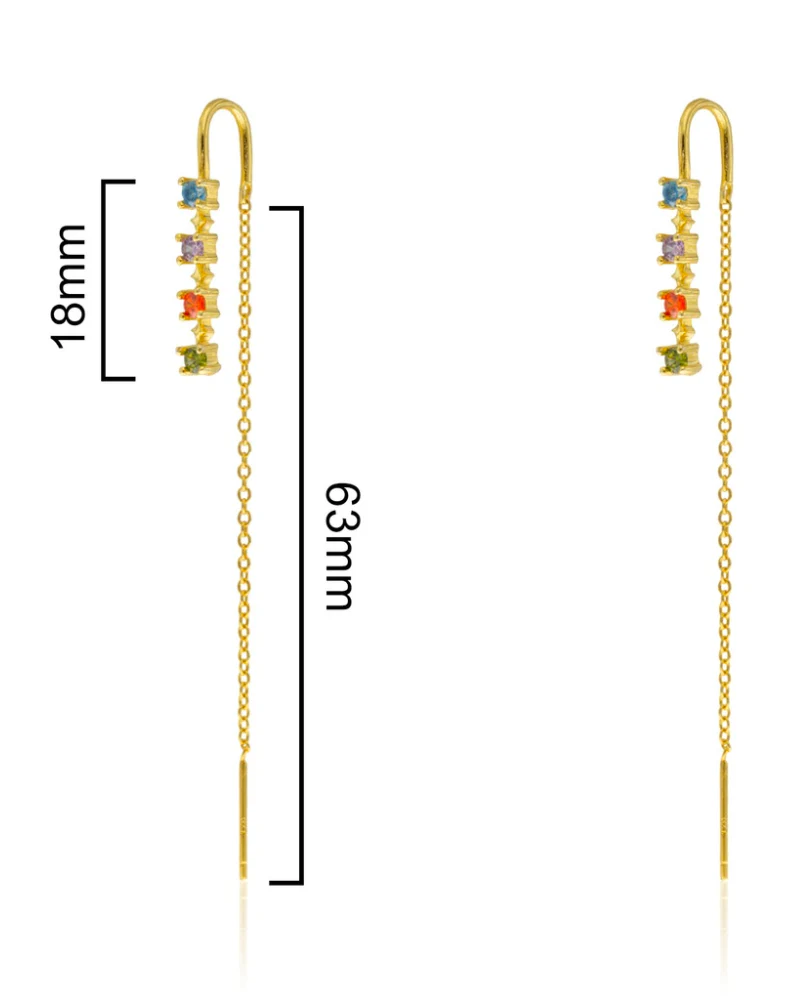 Pendientes long Iris - Image 4