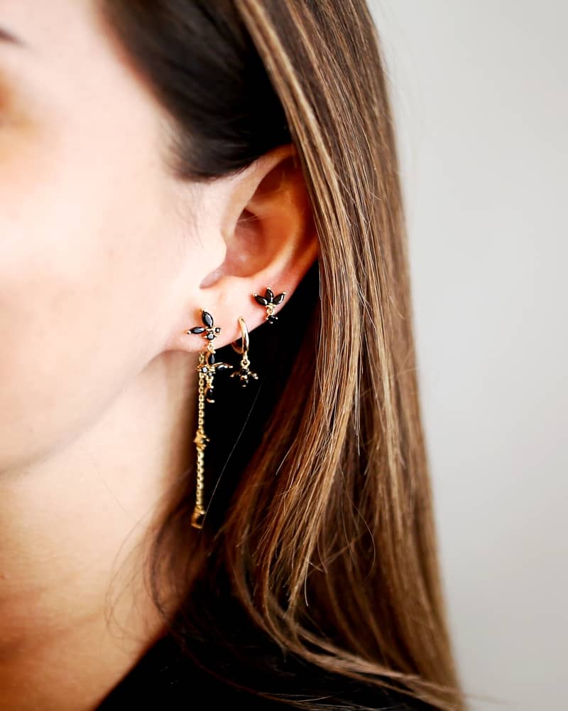 Pendientes long spring Amatista - Image 3
