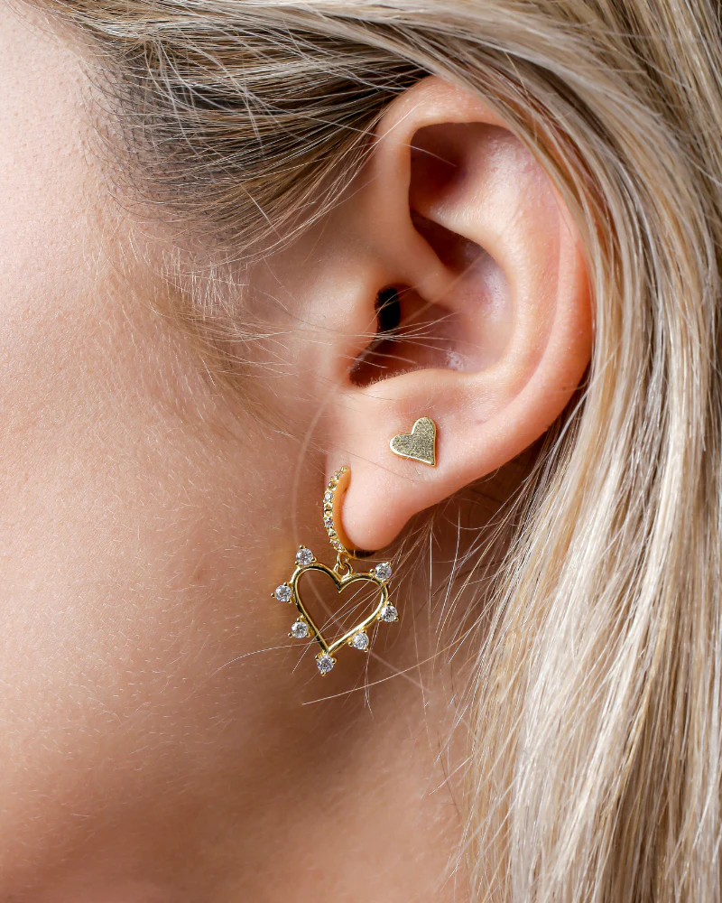 Pendientes Love Gold - Image 2