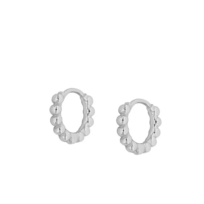 PENDIENTES MINI BALLS SILVER