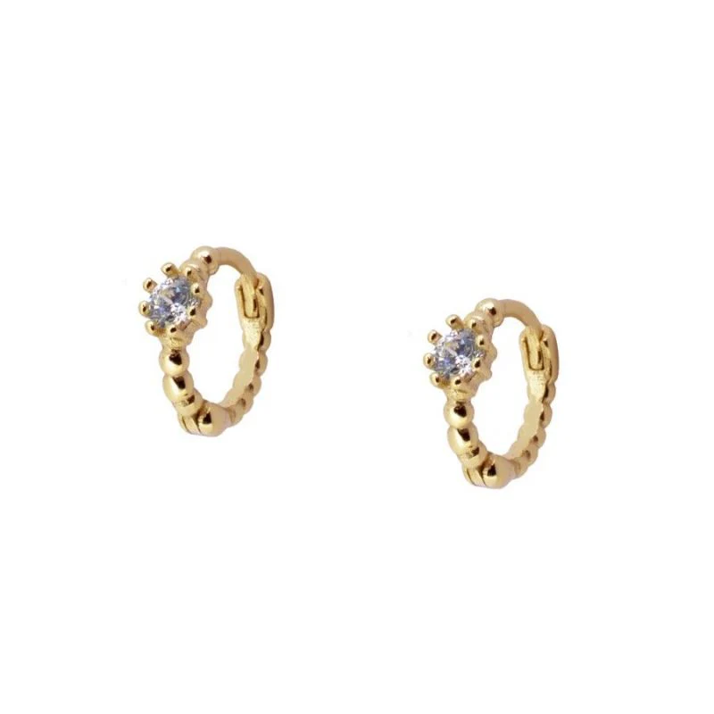 Pendientes Mini Balls White