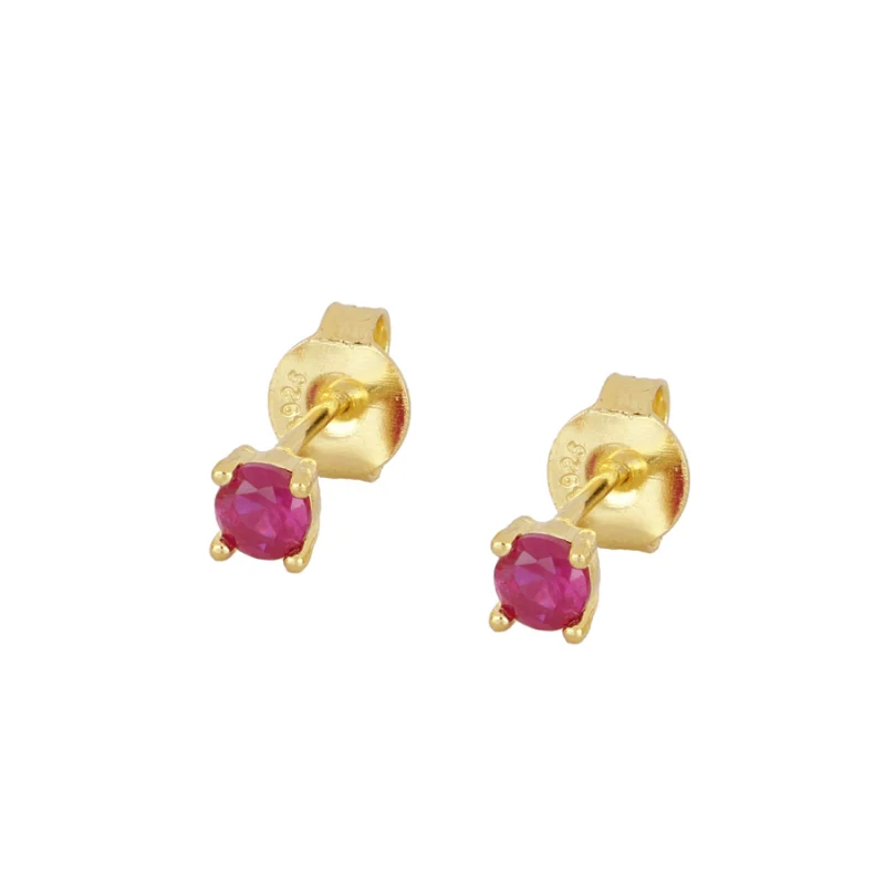 Pendientes mini circonita colors - Image 2