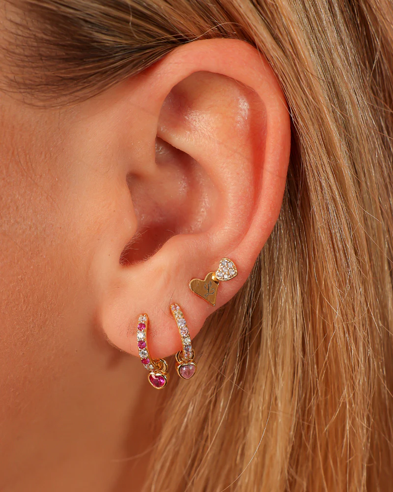 Pendientes mini hearts colors - Image 4