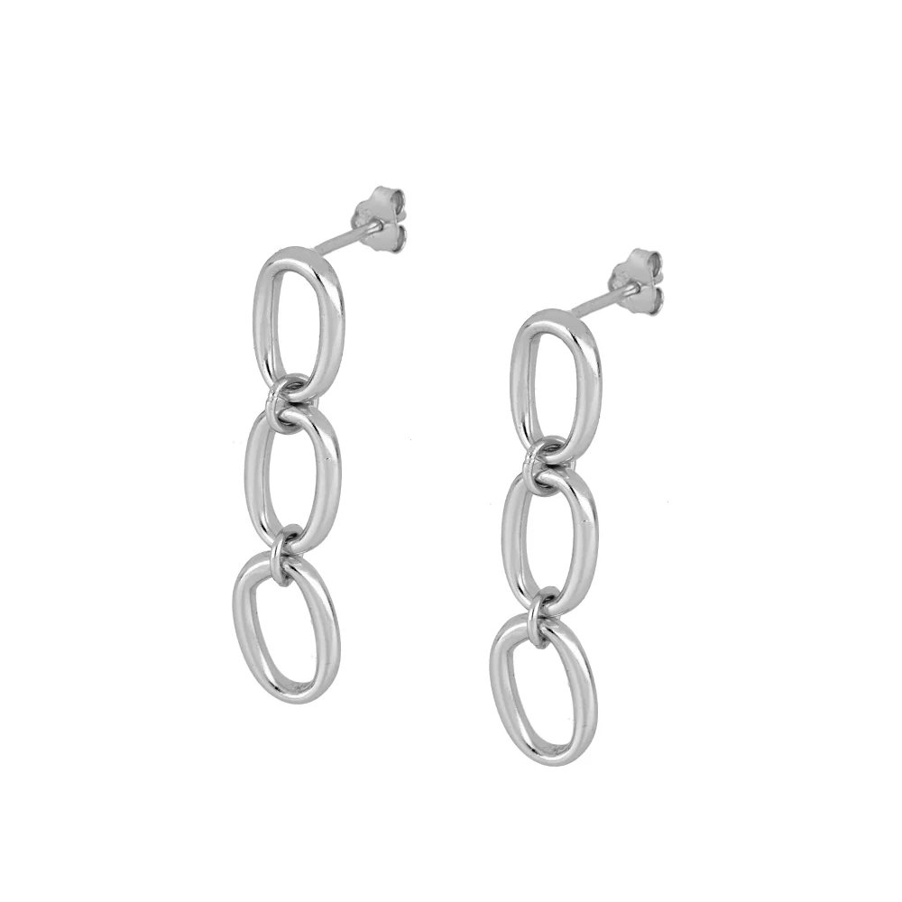 Pendientes multicircles Silver
