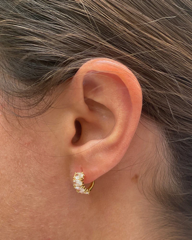 Pendientes Queen White - Image 2