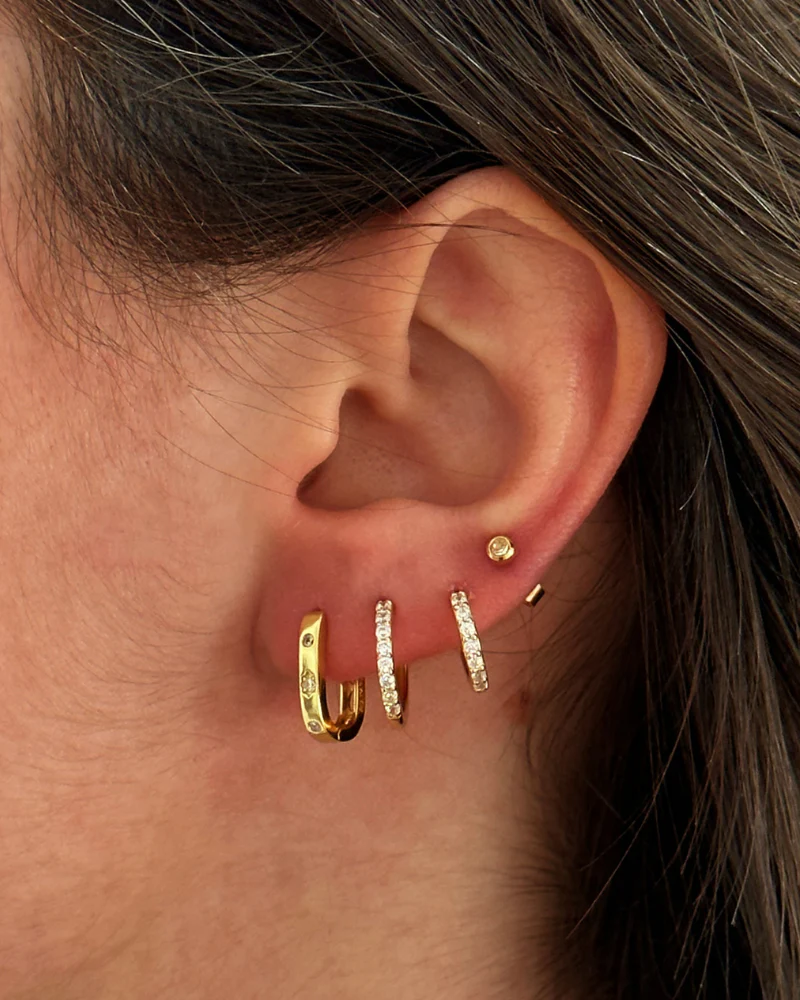Pendientes Rectángulo shine - Image 2