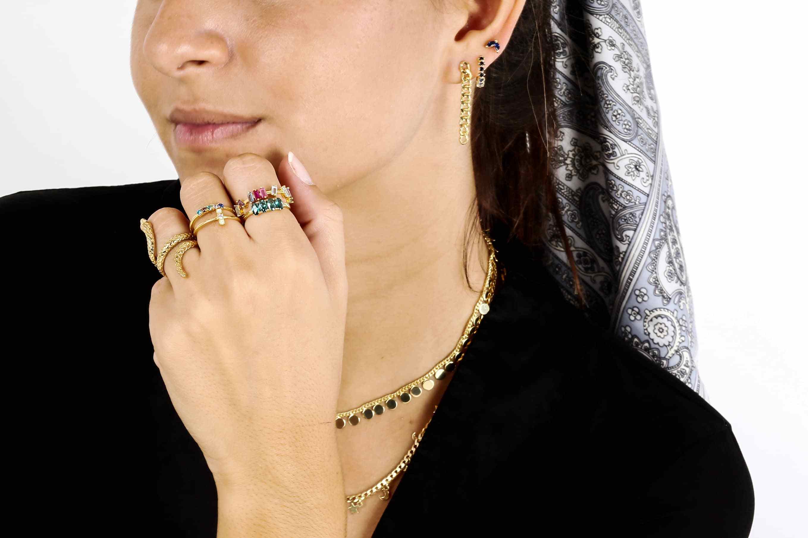Pendientes Rome Blue - Image 3