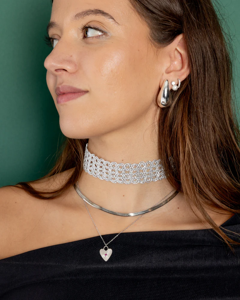 PENDIENTES SHINE SILVER - Image 3