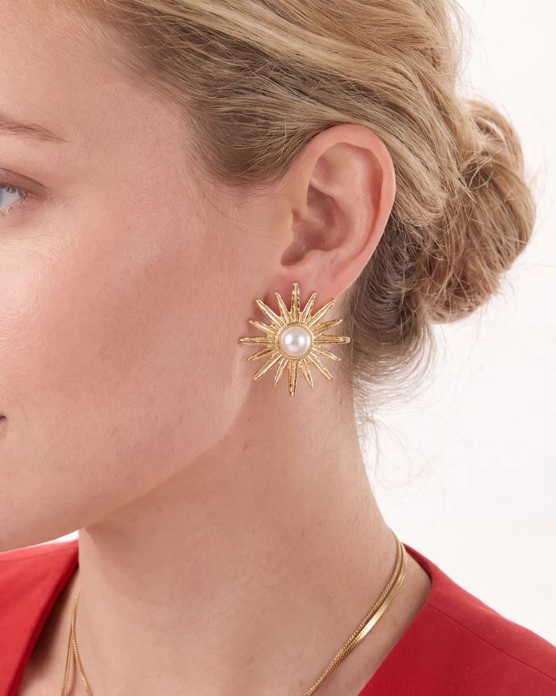 Pendientes Sol Perla - Image 2