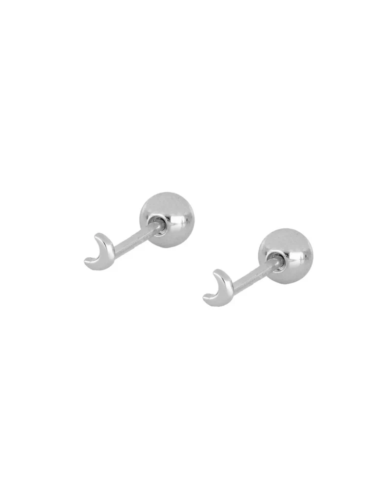 Piercing super mini moon Silver