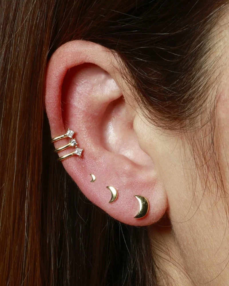 Piercing  mini moon - Image 2