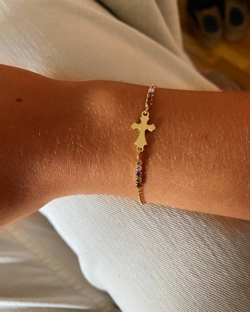 Pulsera Cruz Gótica Iris