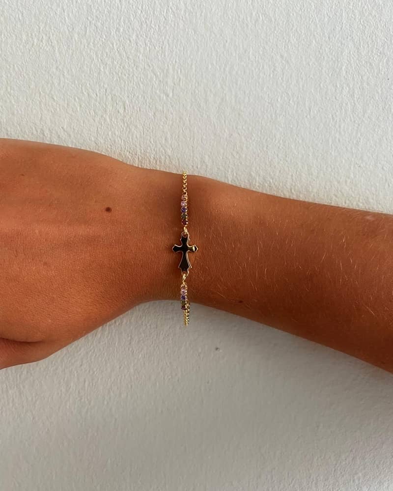 Pulsera Cruz Gótica Iris - Image 3