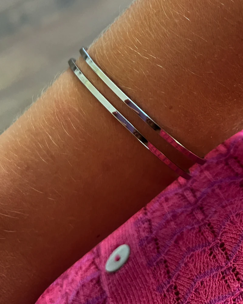 Pulsera Double Acero Silver