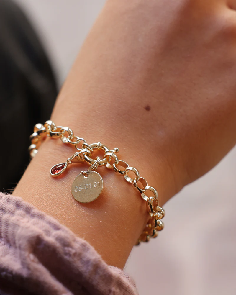 Pulsera Eternity big chain Grabada - Image 6