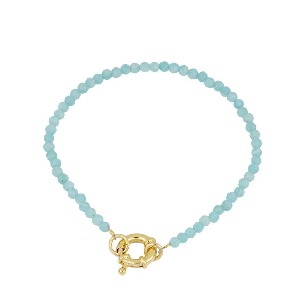 Pulsera Eternity mineral amazonita