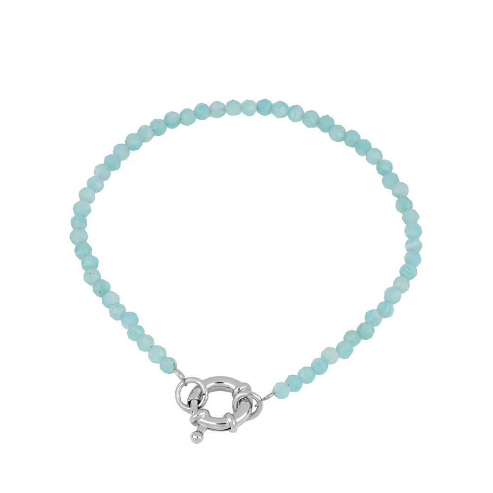 Pulsera Eternity mineral amazonita - Image 2