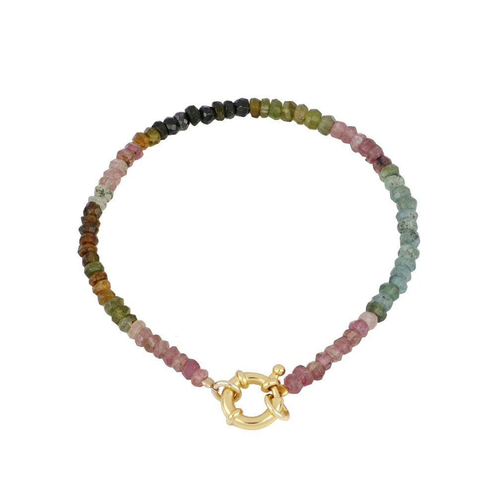 Pulsera Eternity mineral turmalina