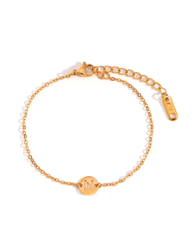 Pulsera inicial acero - Image 17