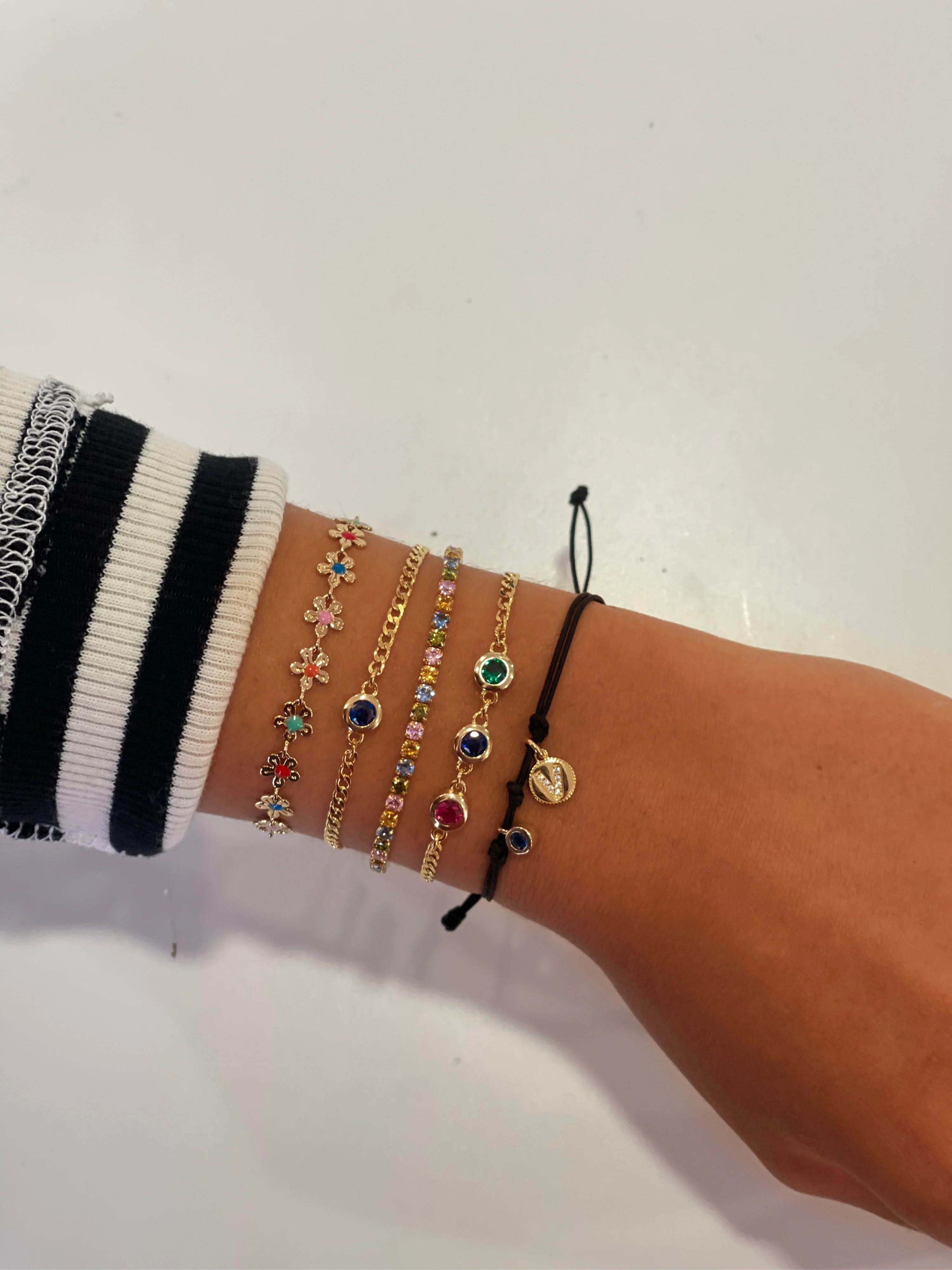 Pulsera Margaritas Enamel Multicolor - Image 2