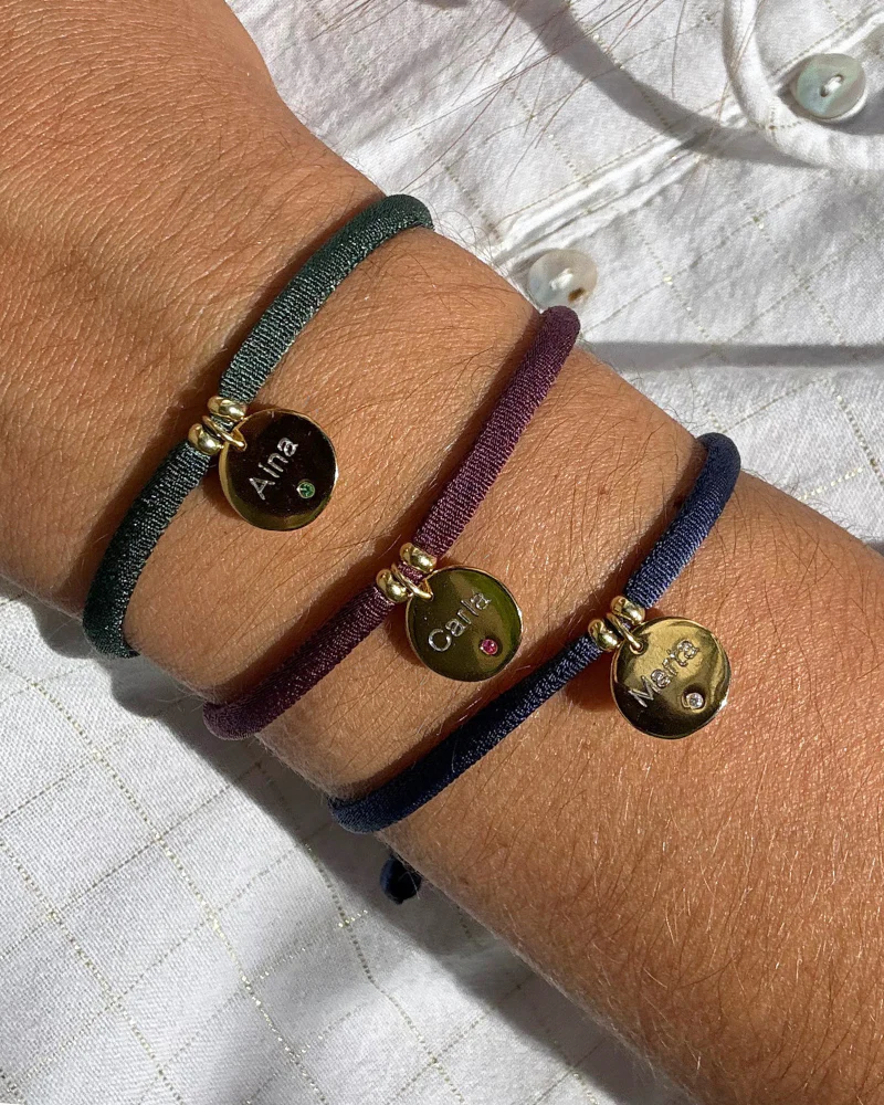 Pulsera memories personalizada circonita - Image 3
