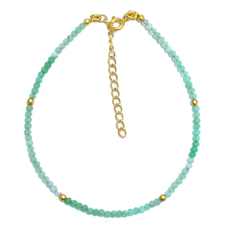 Pulsera mineral Crisoprasa