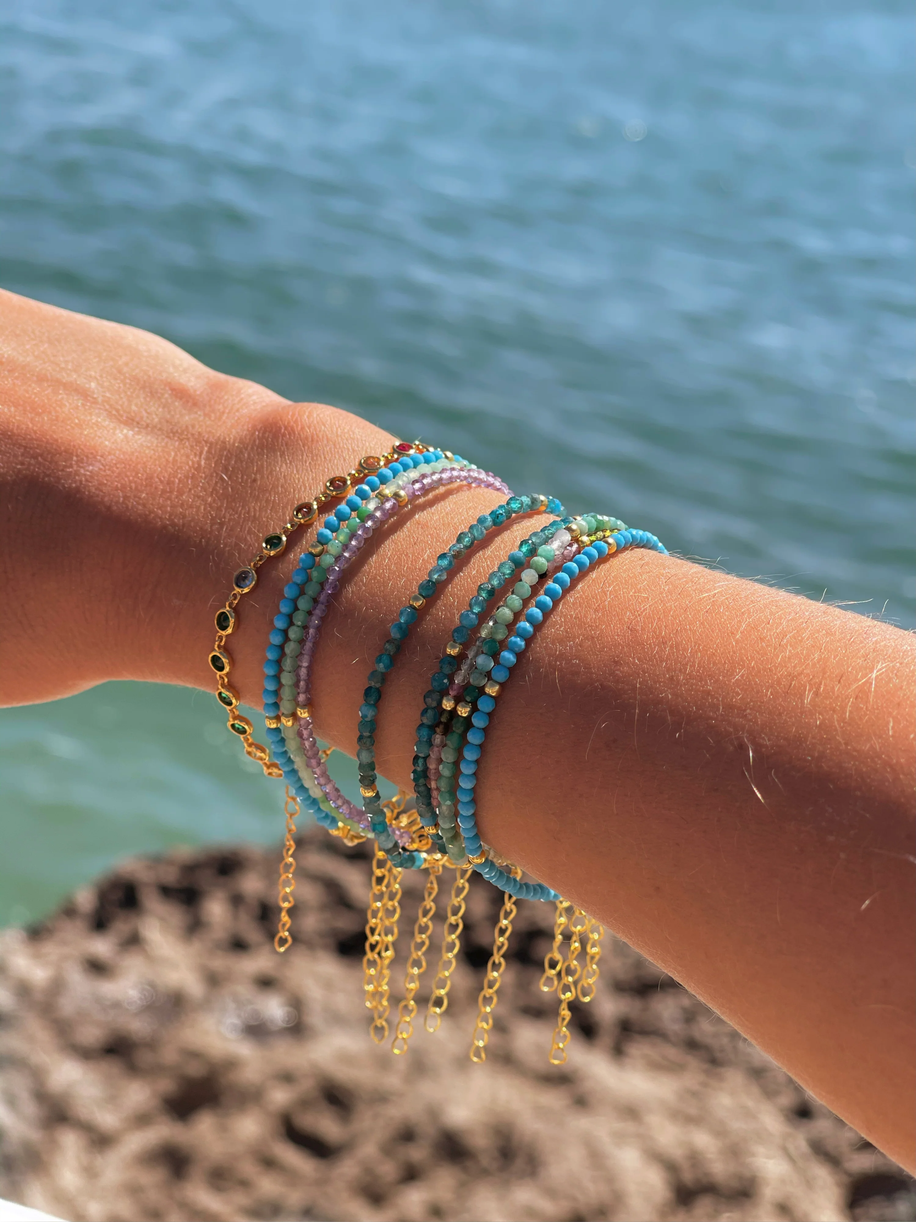 Pulsera mineral Crisoprasa - Image 2