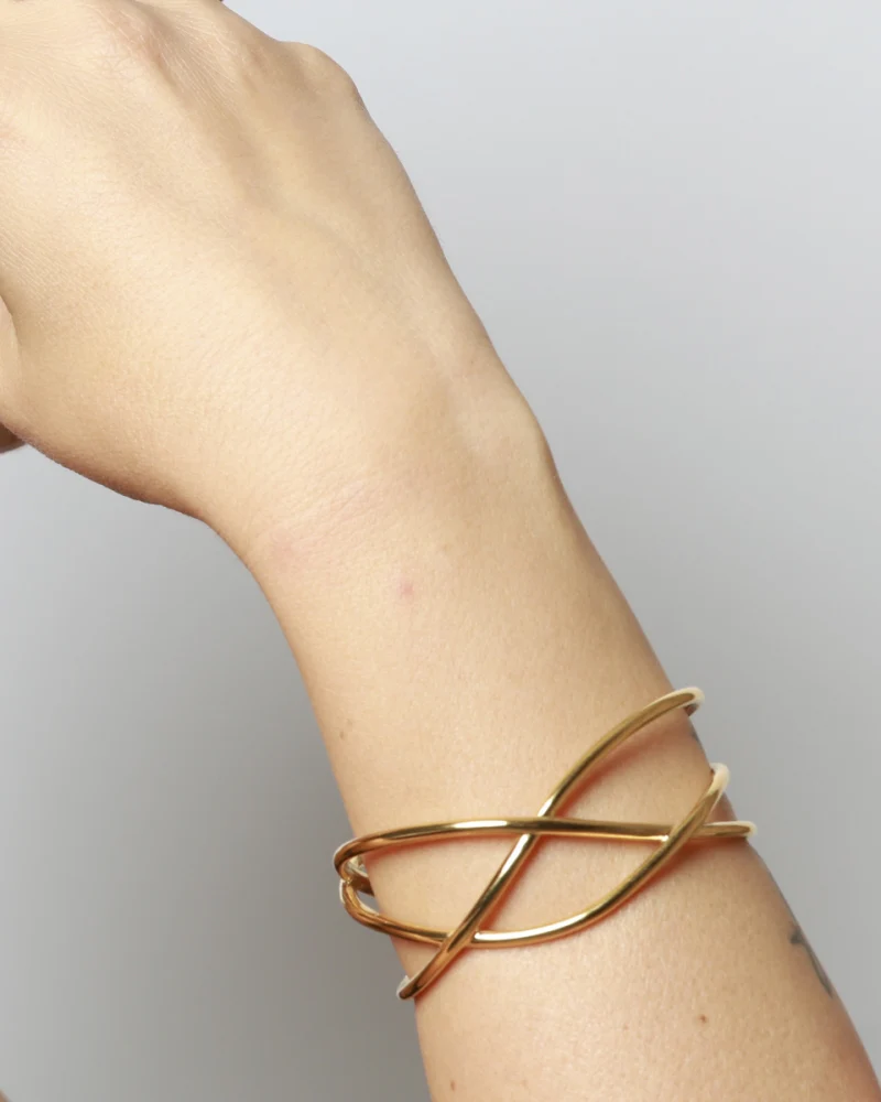 Pulsera ondas acero - Image 2