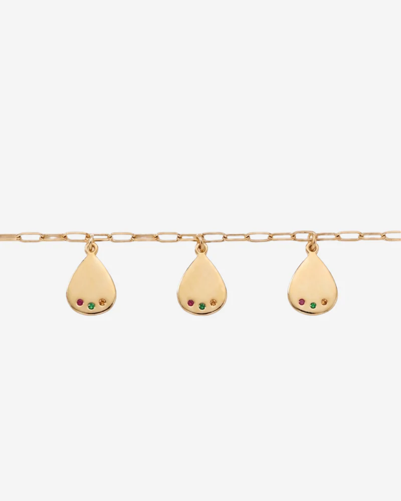 Pulsera Personalizada Gotas circonita - Image 2