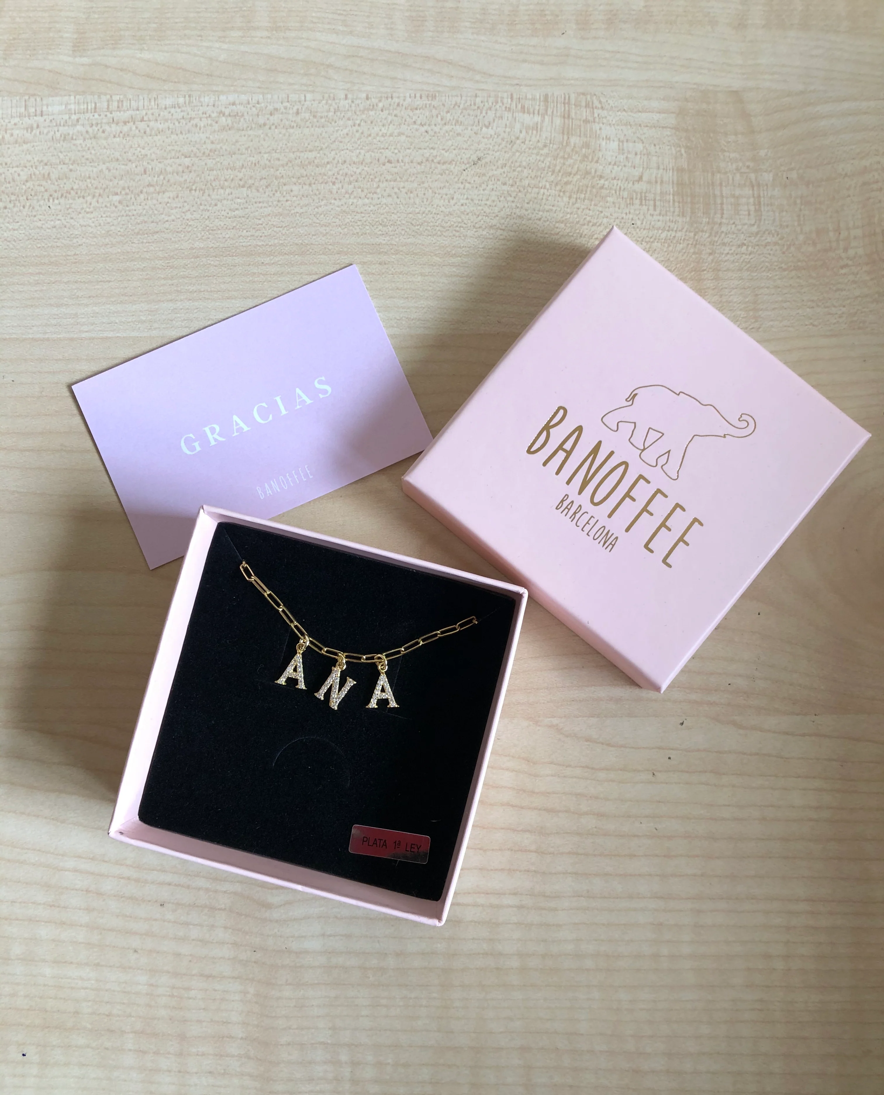 Pulsera personalizada inicial circonitas - Image 2