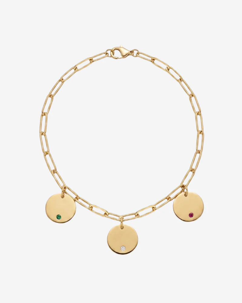 Pulsera Personalizada Plaquitas circonita - Image 2