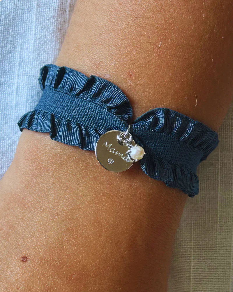 Pulsera rizo Mamá Azul oscuro - Image 2