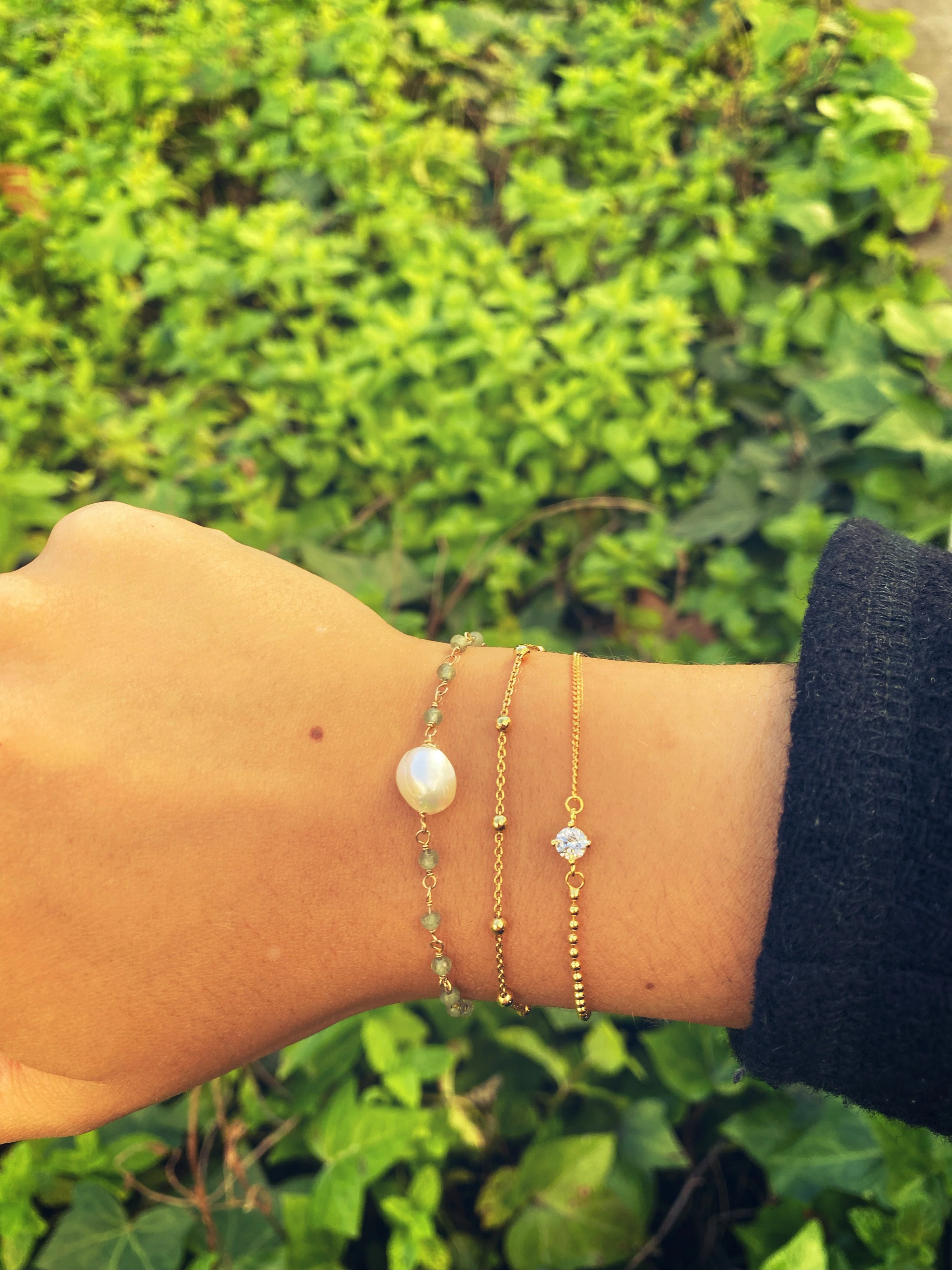 Pulsera shine combi Silver - Image 2