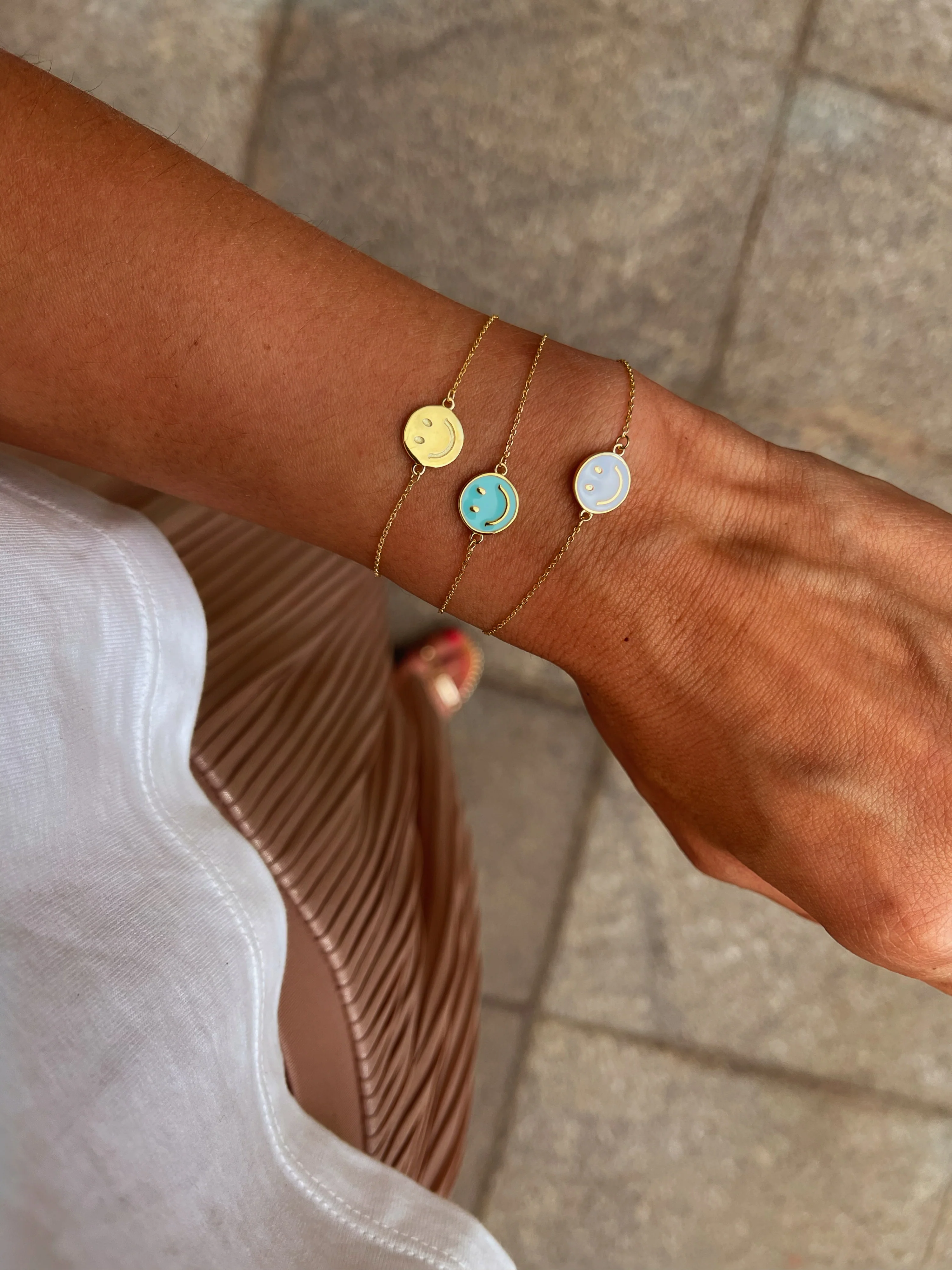 Pulsera Smile white Silver - Image 2