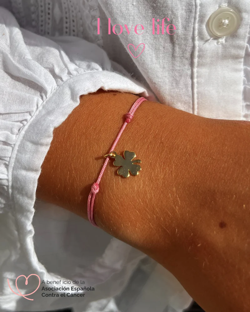 Pulsera Trébol ROSA Solidaria
