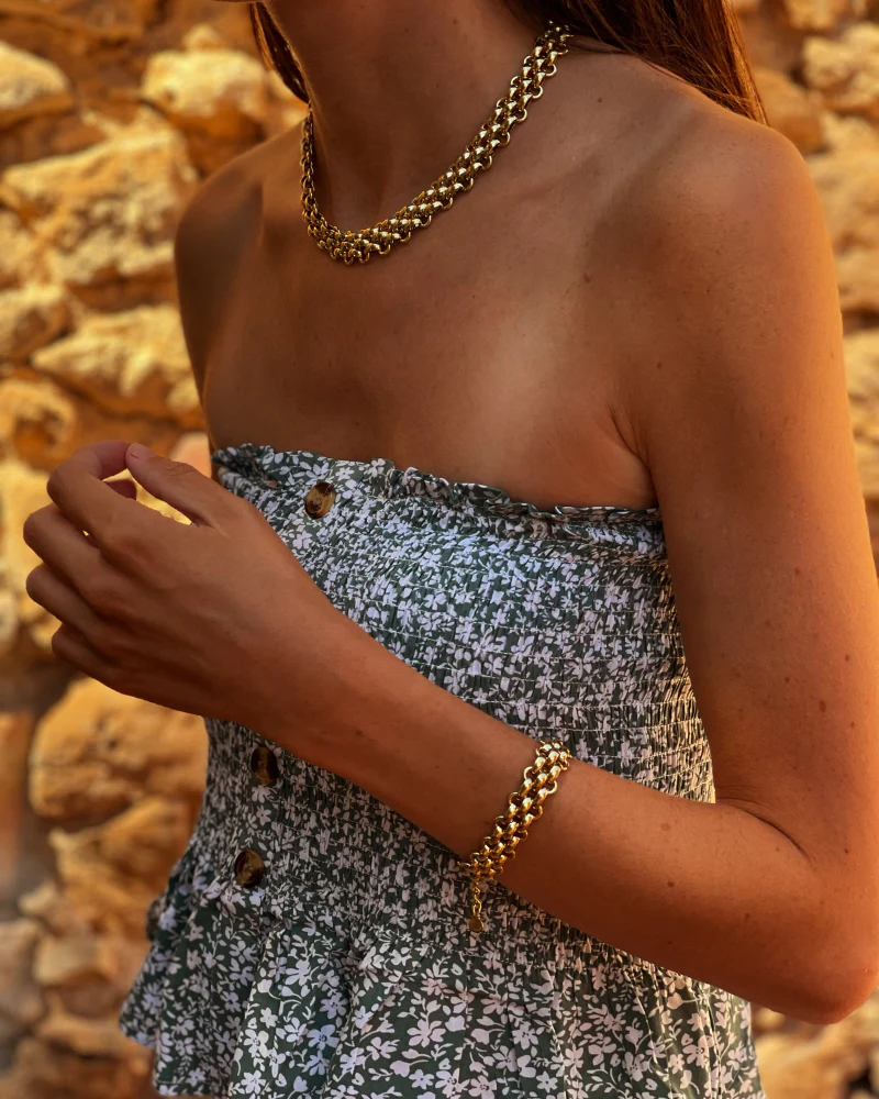 Pulsera trenza gruesa acero - Image 3