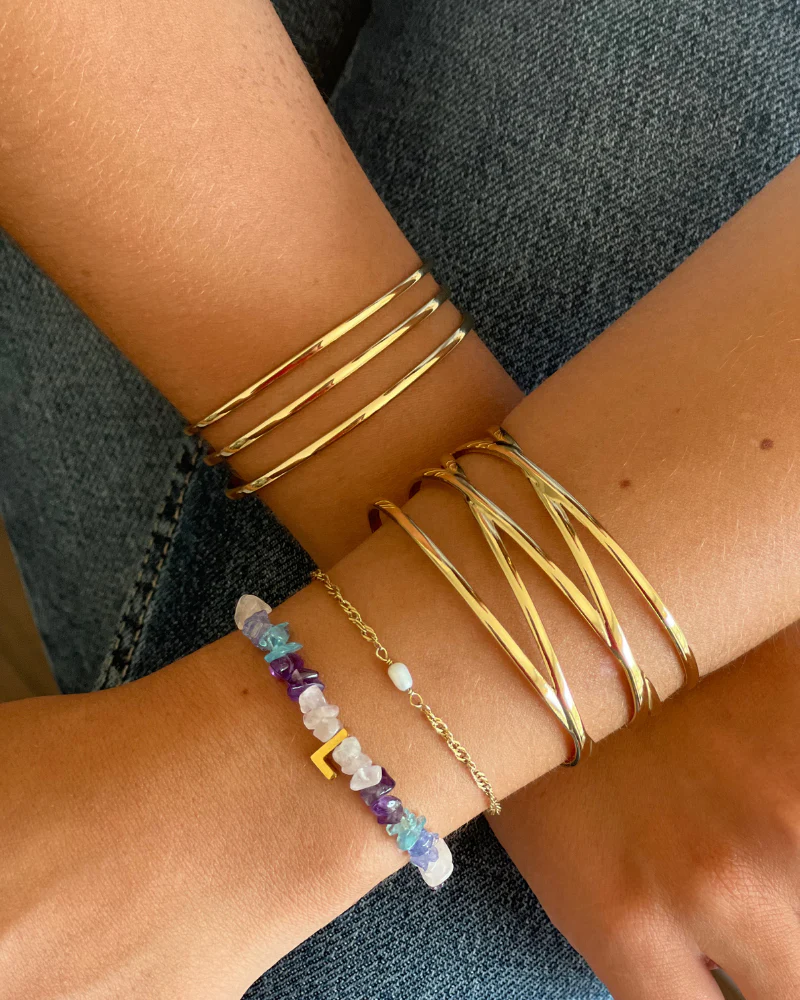 Pulsera Triple Acero Silver - Image 2