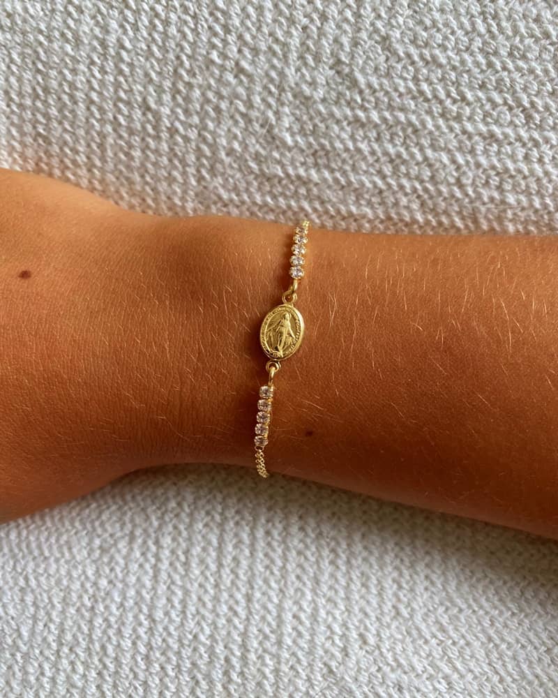 Pulsera Virgen de la Milagrosa Circonitas - Image 3
