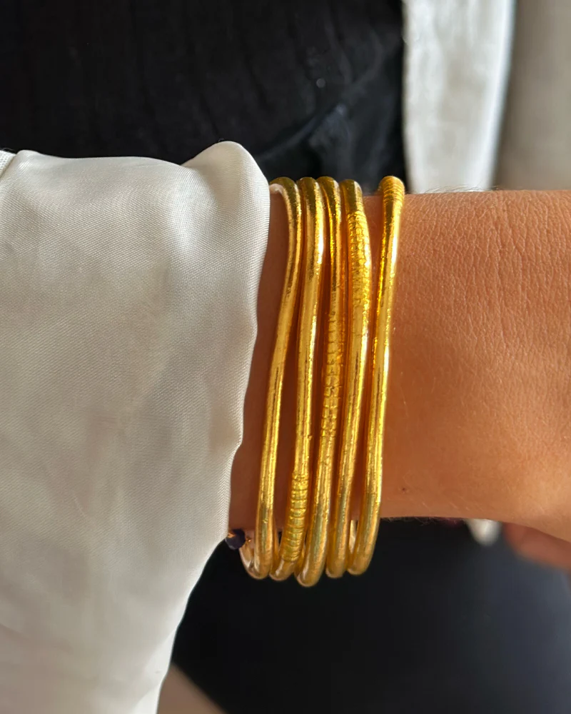 Pulseras Pan de Oro finas - Image 4