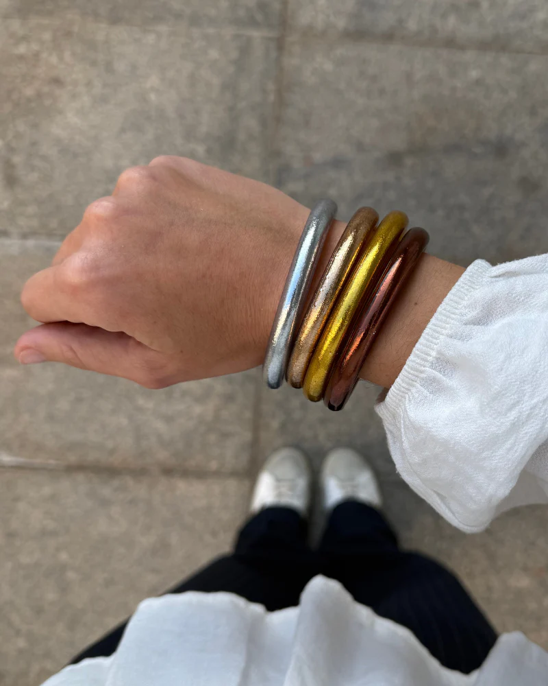 Pulseras Pan de Oro Gruesas - Image 2