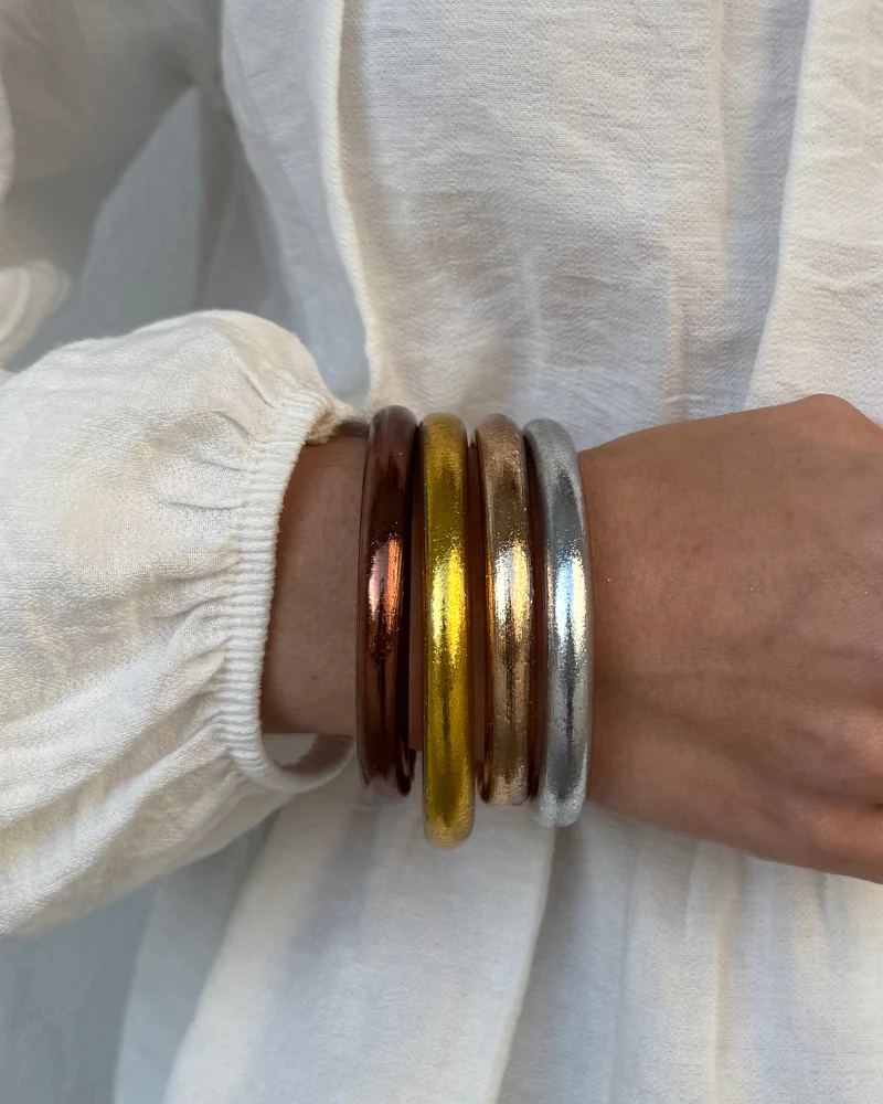 Pulseras Pan de Oro Gruesas - Image 3