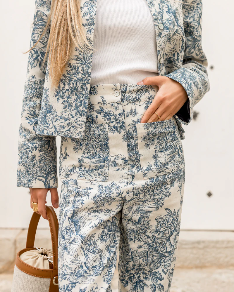 Set Toile de Jouy Azul - Image 3