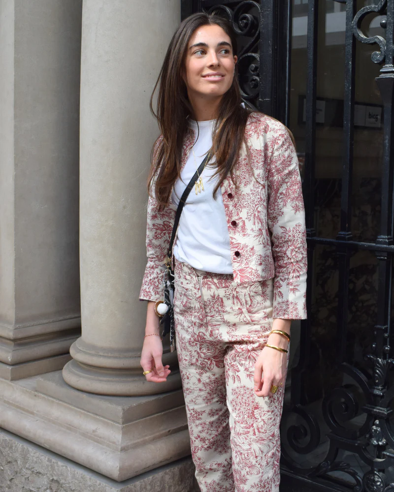 Set Toile de Jouy Granate - Image 4