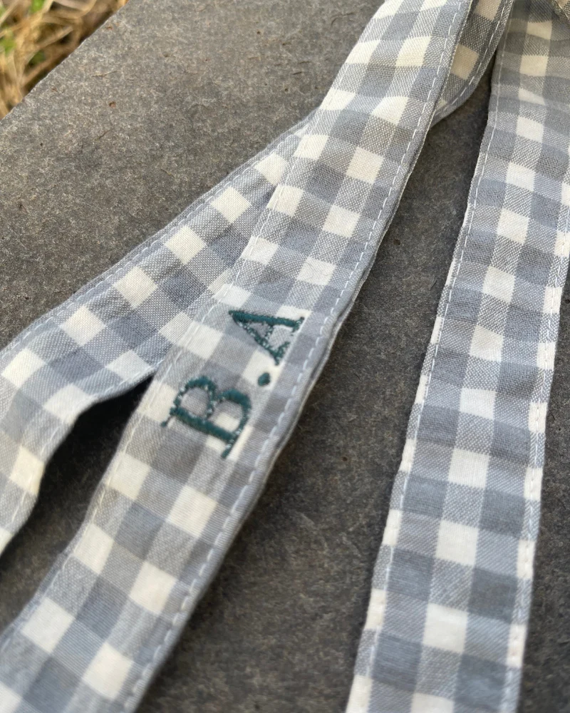 Strap Vichy Blanco y gris claro B.A - Image 2