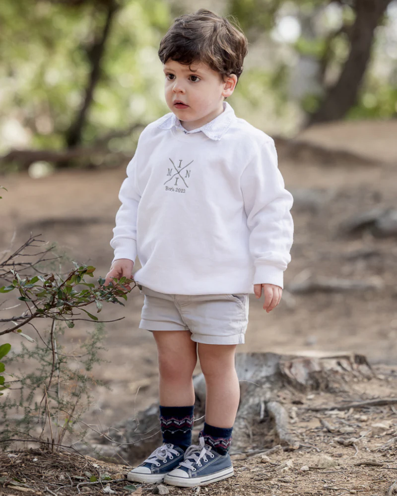 Sudadera personalizada cruz niño