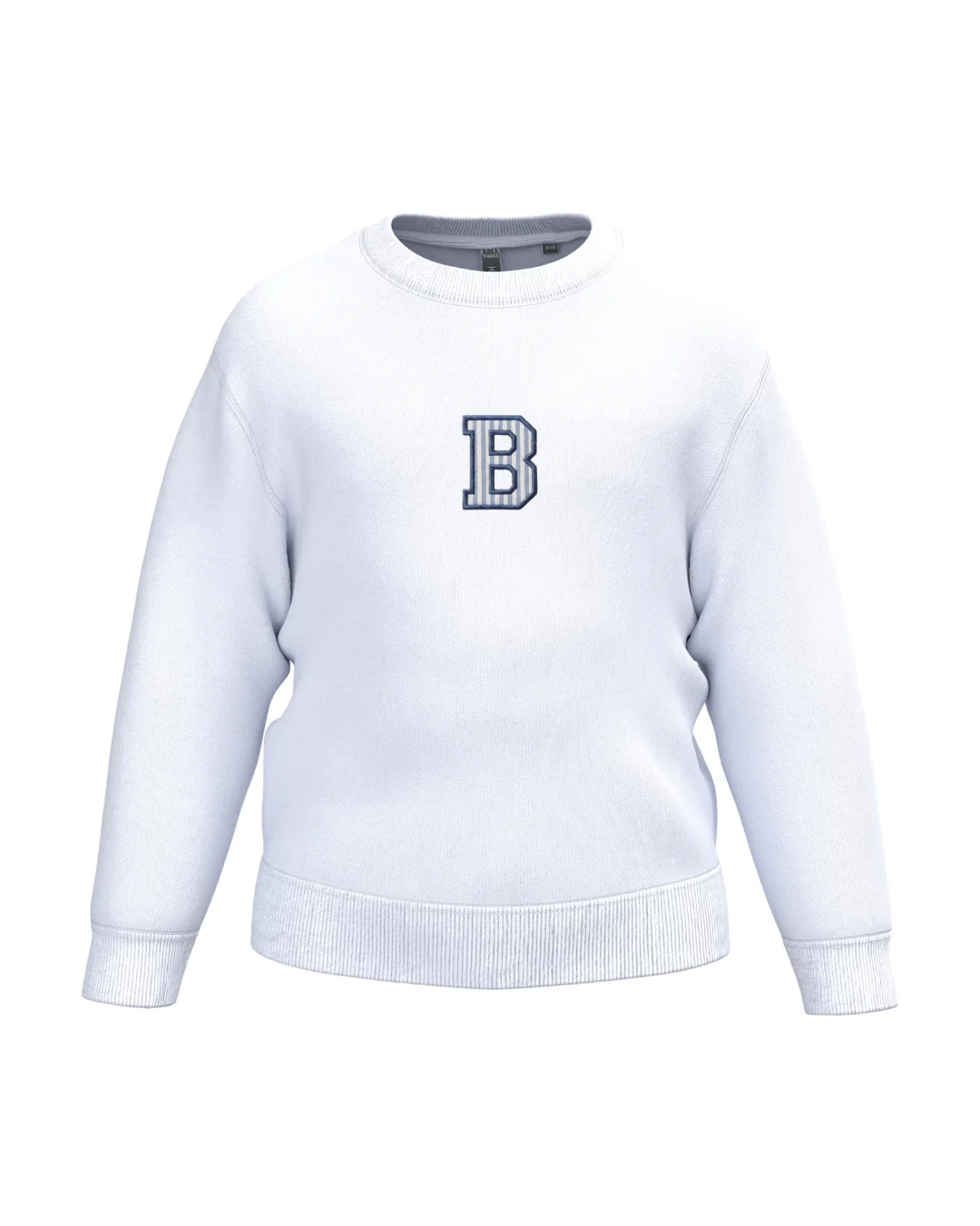 Sudadera personalizada Incial mini blanco - Image 3