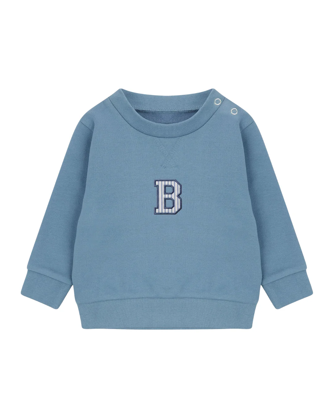 Sudadera personalizada Inicial mini azul - Image 3