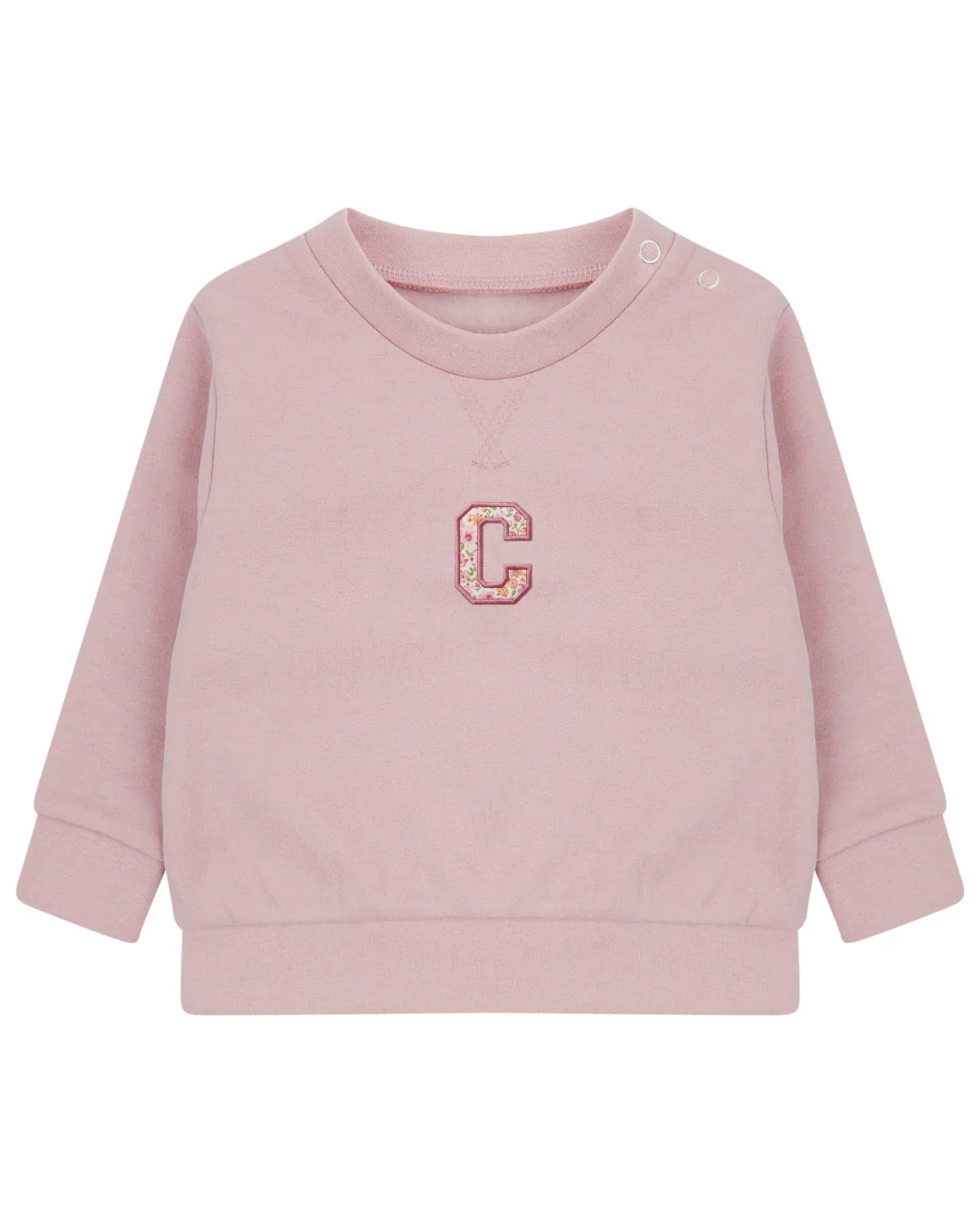 Sudadera personalizada Inicial mini rosa - Image 3