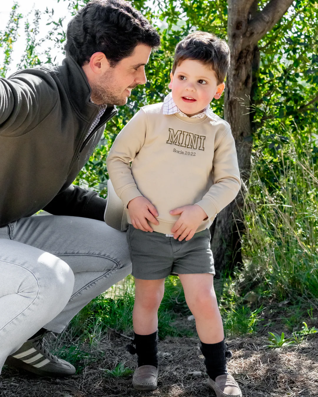 Sudadera personalizada Mini beige - Image 3