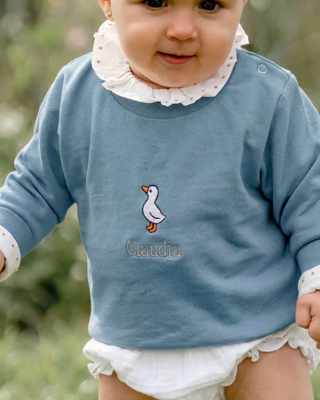 Sudadera personalizada mini pato azul - Image 4